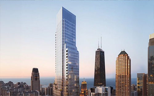 The One Chicago building.